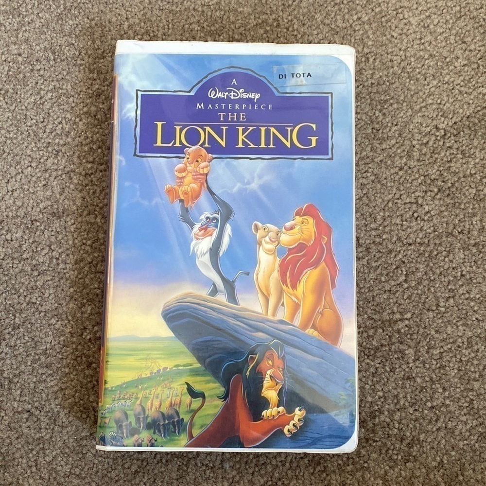 Disney - The Lion King VHS, Kids Movie​​​​​​​​​​​​​